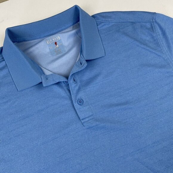 Red Head Brand Co. Polo Shirt Men’s XL Blue Polyester Golf Casual - Picture 1 of 7